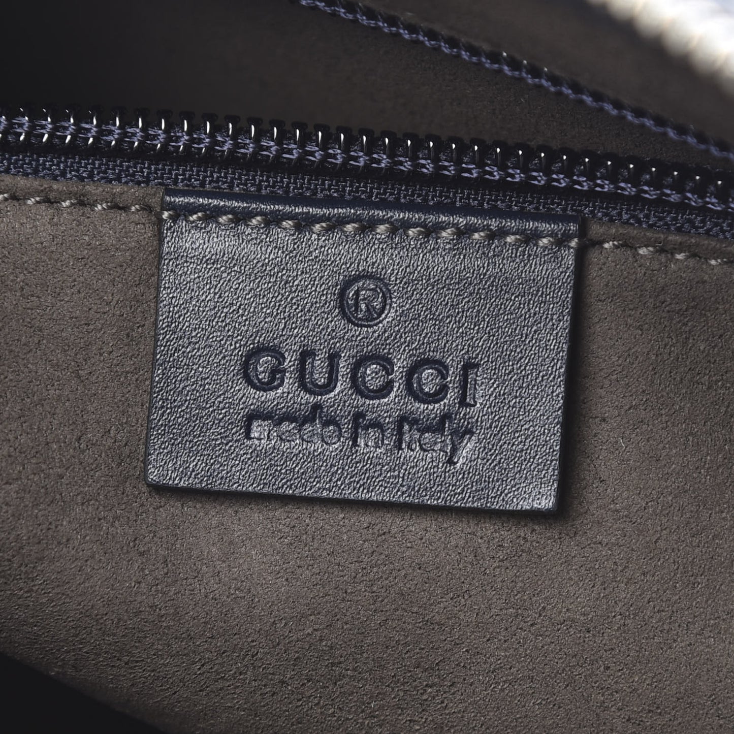 Guccissima Signature Medium Flat Messenger Bag Blue