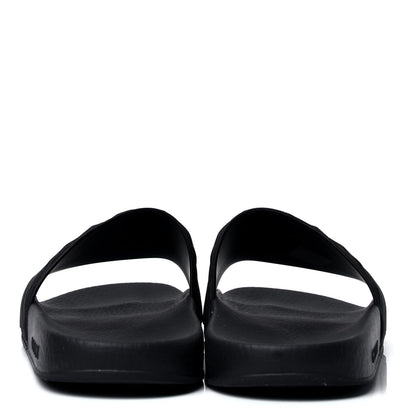Gucci Rubber Matelasse Womens Slide Sandals 39 Black 4 of 5