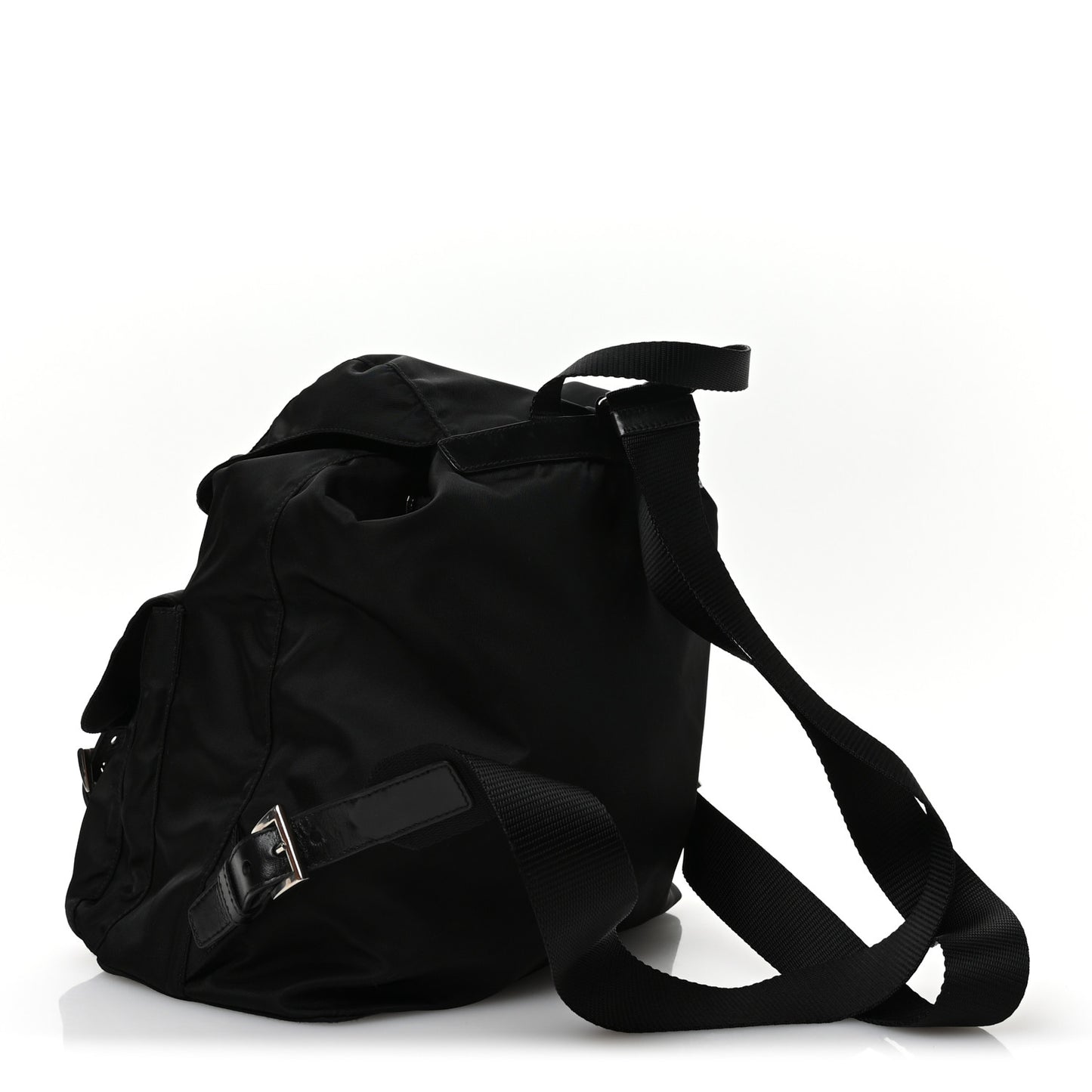 Nylon Vela Medium Backpack Black