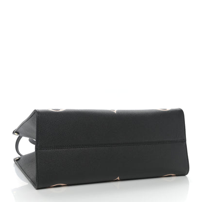 Louis Vuitton Empreinte Monogram Giant Onthego MM Black Beige 5 of 8