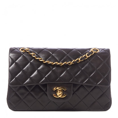 Chanel Lambskin Quilted Small Double Flap Black 1 of 11