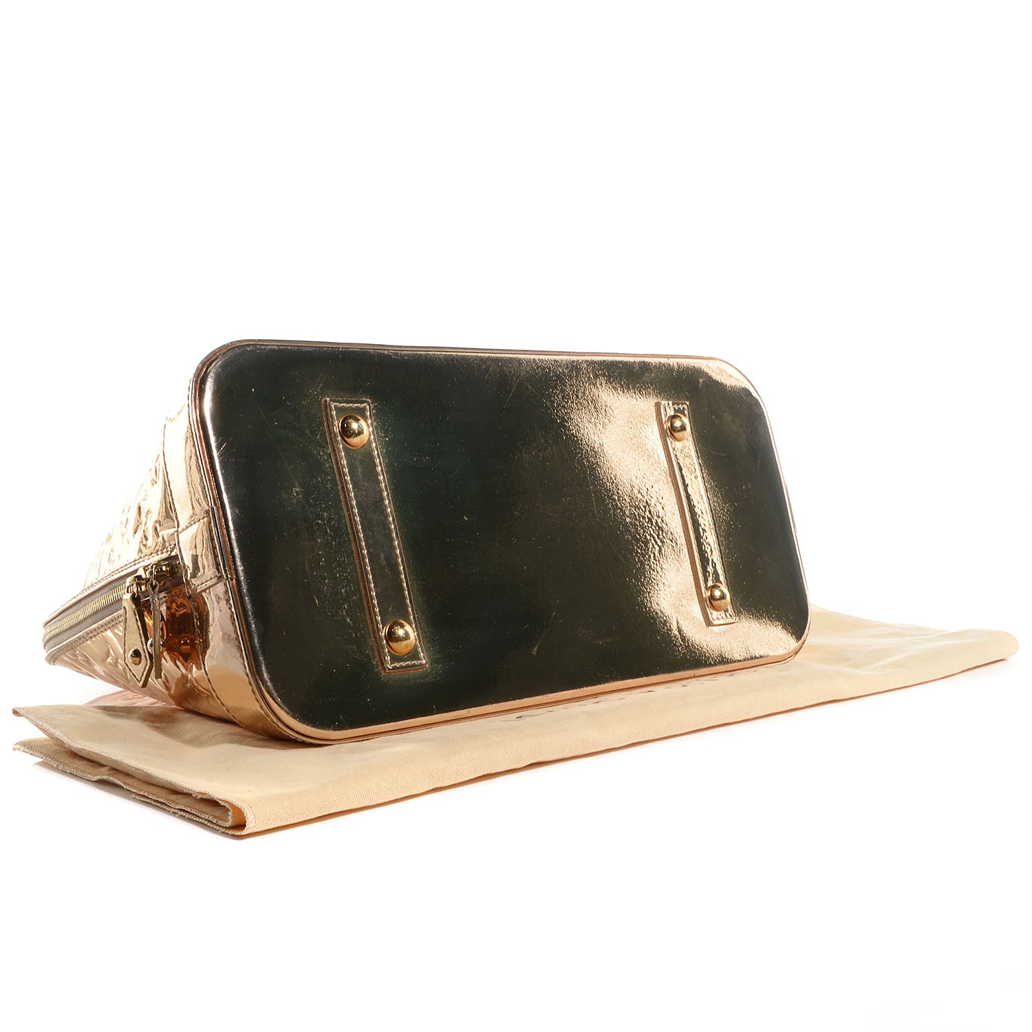 Louis Vuitton Monogram Miroir Alma MM Gold 87354 – FASHIONPHILE