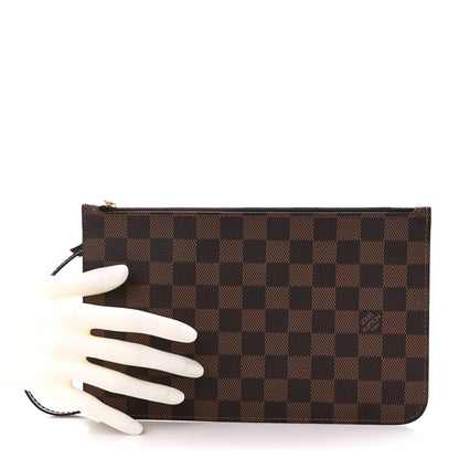 Louis Vuitton Damier Ebene Neverfull MM GM Pochette 2 of 10