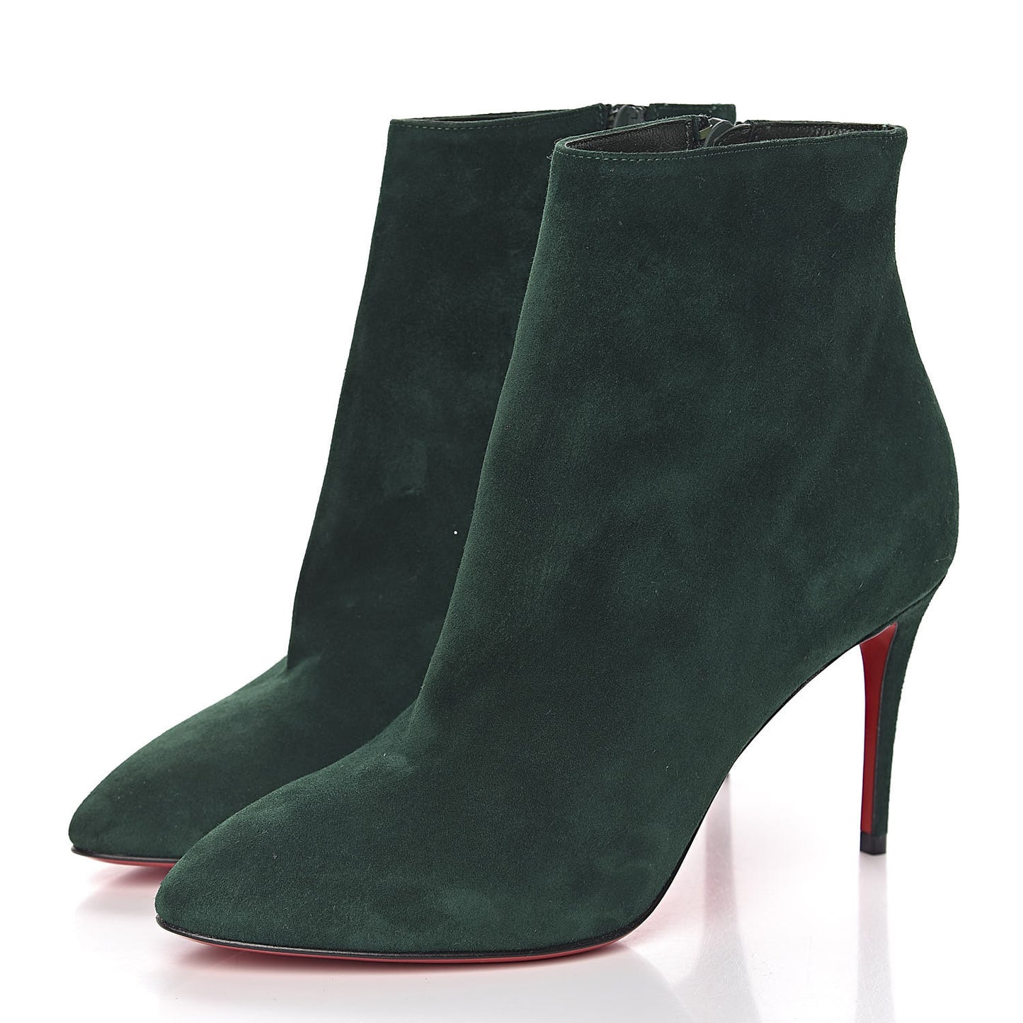 Veau Velours Eloise Booty 85 Ankle Boots 36.5 Green
