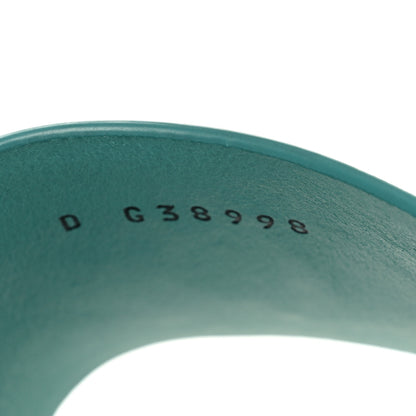 Chanel Calfskin CC Mules 38.5 Turquoise White 10 of 12