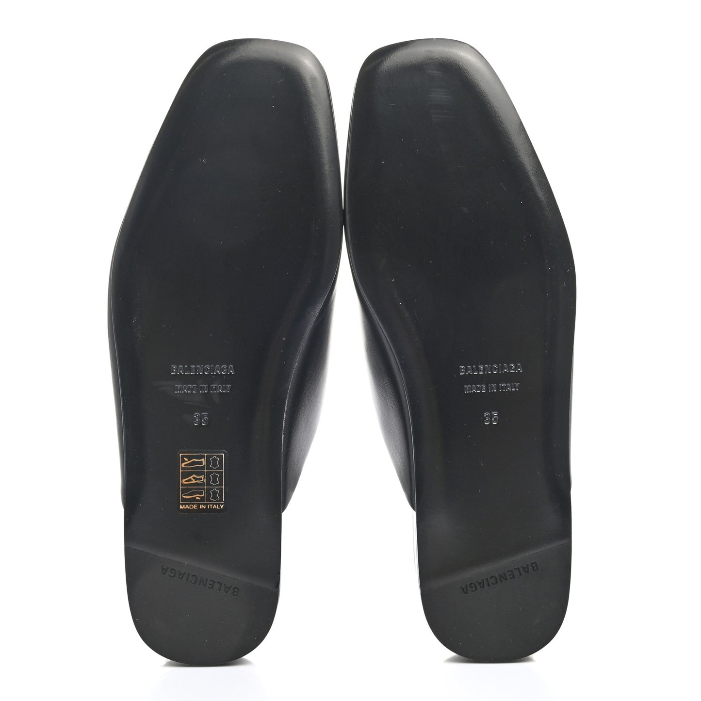Smooth Calfskin Cozy BB Flat Carrera Mules 35 Black