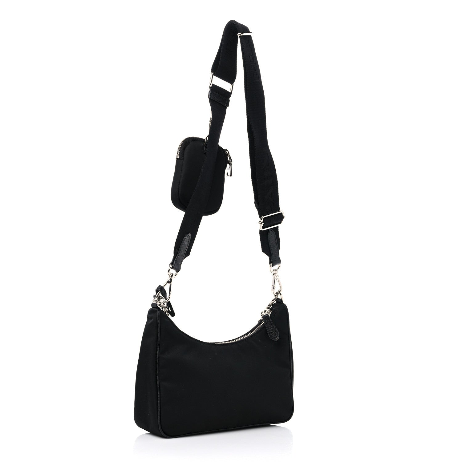 Prada Nylon Re-Edition 2005 Shoulder Bag Black 3 of 8
