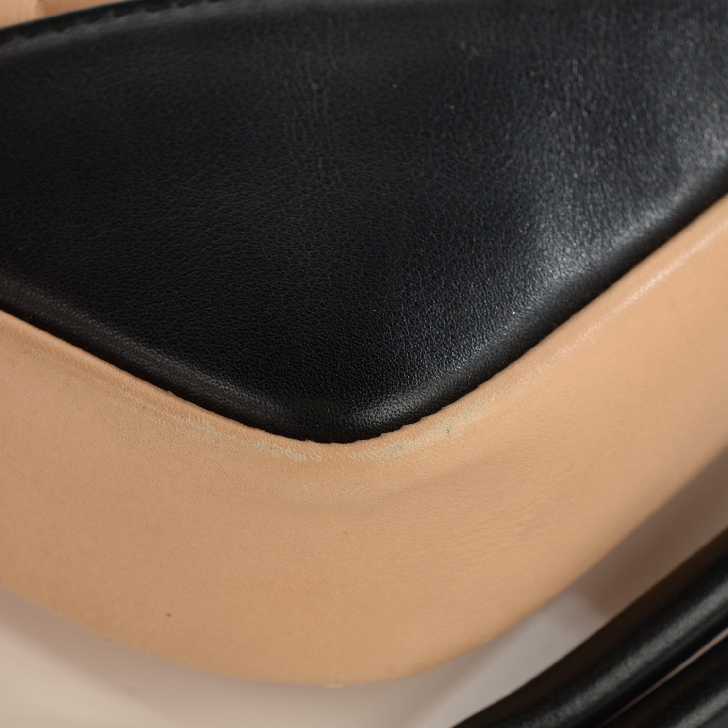 Chanel Calfskin Quilted Cambon Pochette Beige 9 of 10