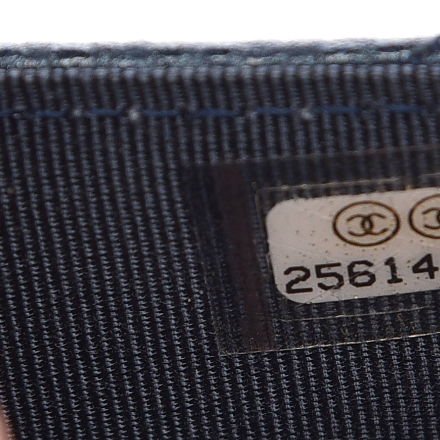Chanel Metallic Caviar Quilted Flap Card Holder Dark Blue 8 of 11
