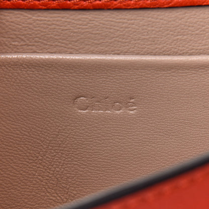 Chloe Calfskin Small Nile Bracelet Minaudiere Bag Sepia Red 6 of 12