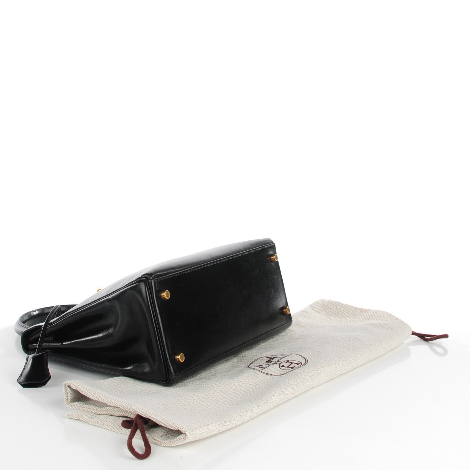 Hermes Box Kelly Retourne 28 Black 4 of 21