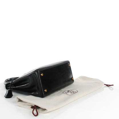 Hermes Box Kelly Retourne 28 Black 4 of 21