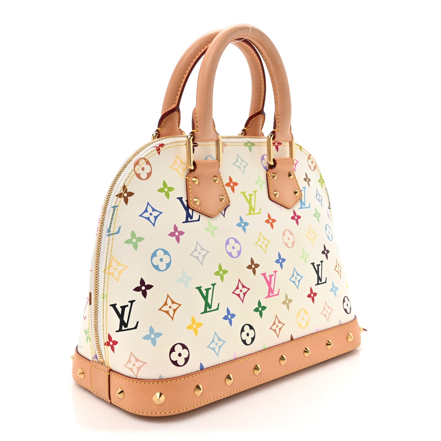 Monogram Multicolor Alma PM White