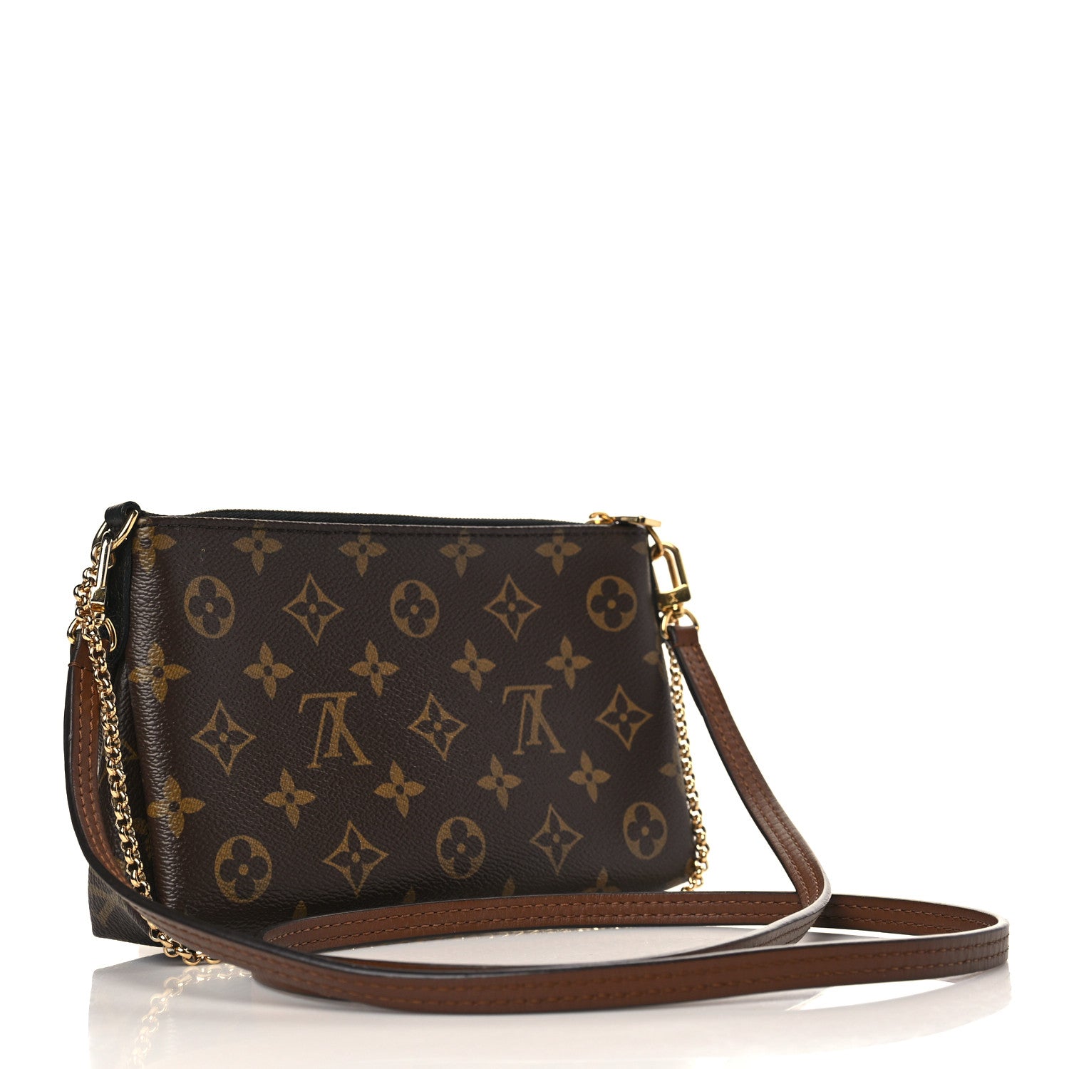 Louis Vuitton Monogram Pallas Clutch Black 3 of 9
