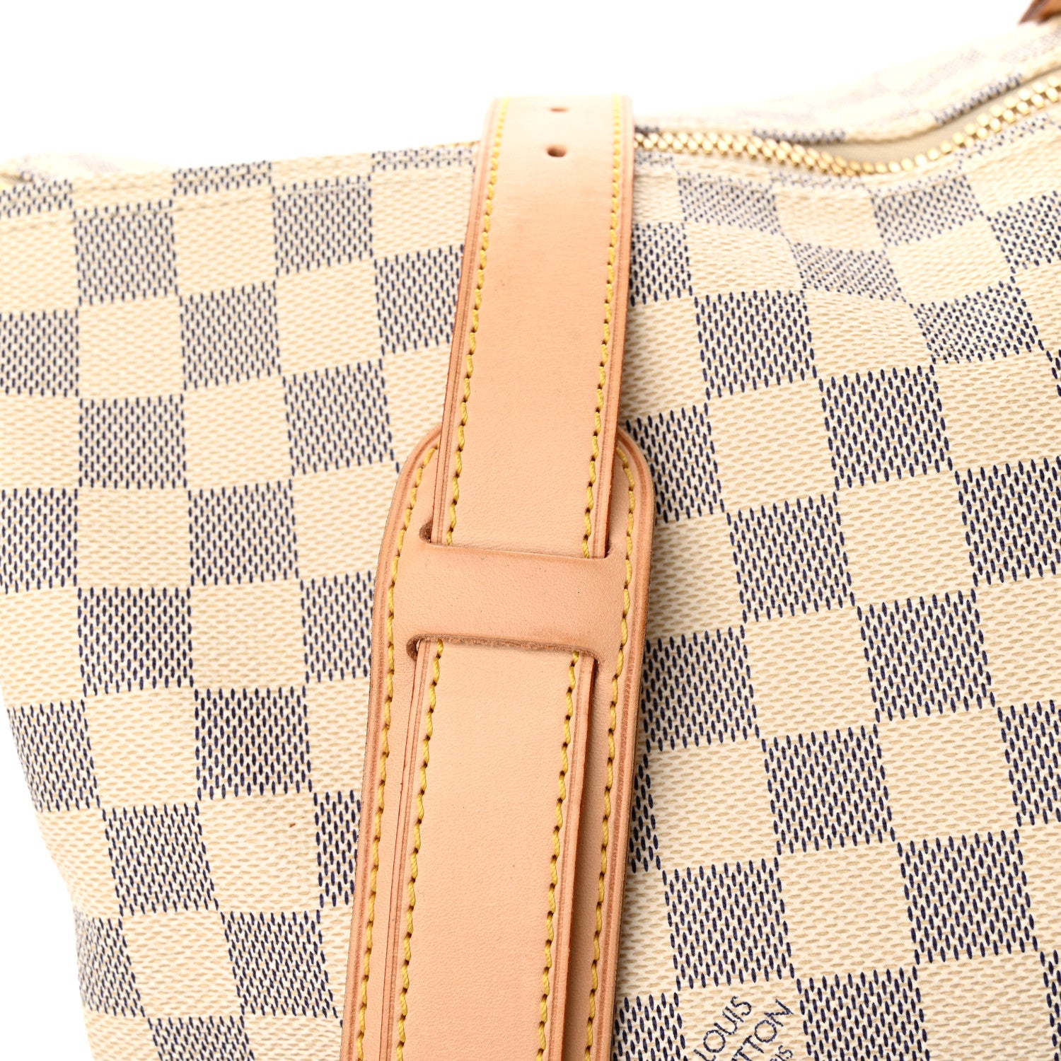 Louis Vuitton Damier Azur Keepall Bandouliere 55 11 of 14