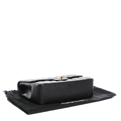 Chanel Caviar Quilted Jumbo Single Flap Black 4 of 9
