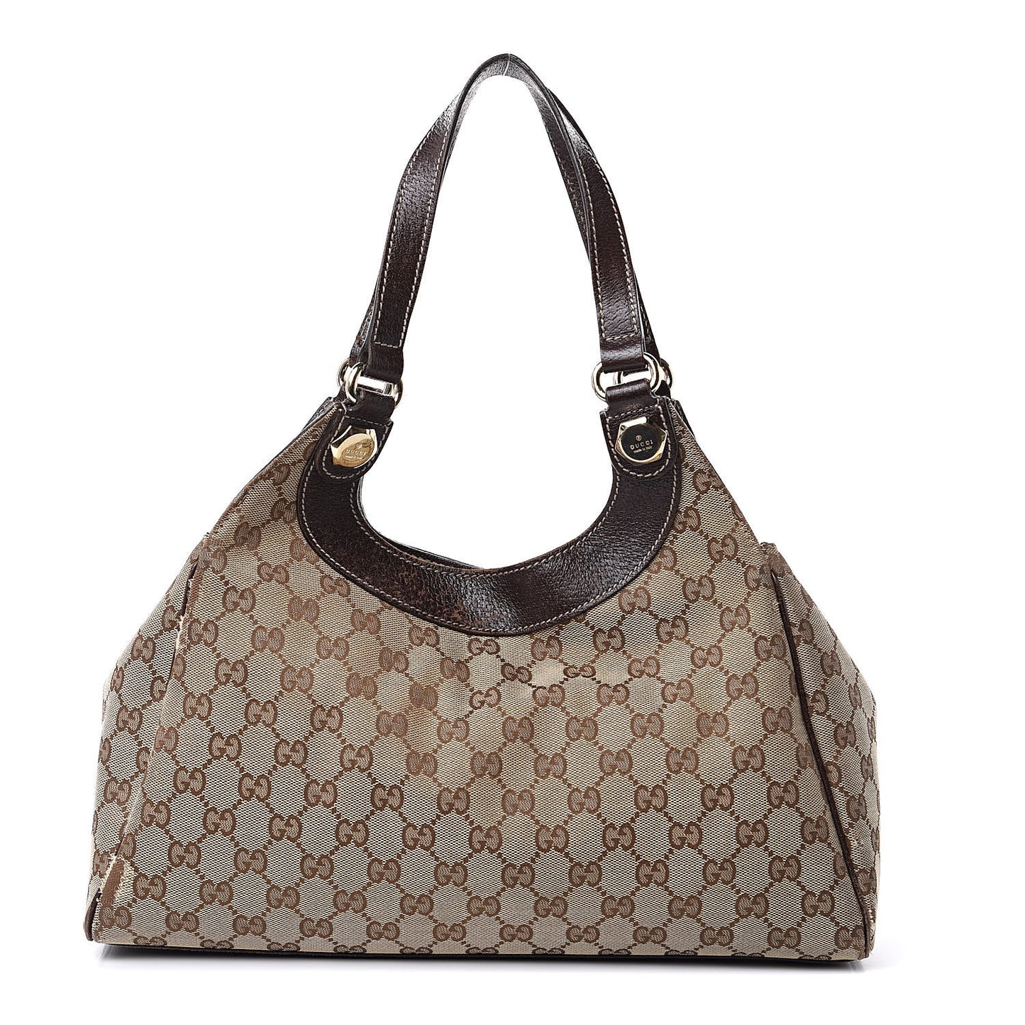 Monogram Medium Charmy Shoulder Bag Dark Brown