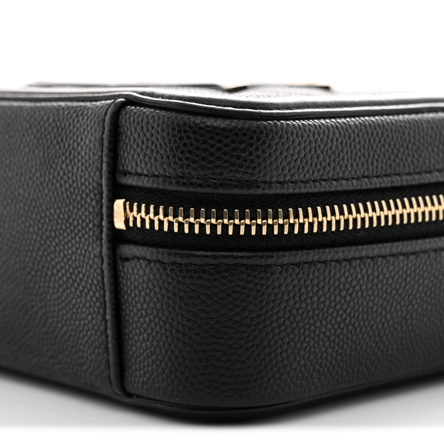 Chanel Caviar Quilted CC Filigree Vanity Clutch With Chain Black 10 of 11