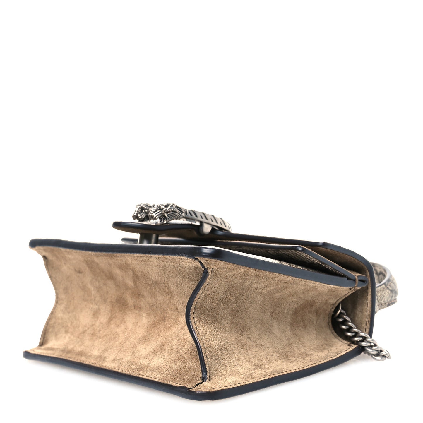 GG Supreme Monogram Mini Dionysus Top Handle Bag Beige Ebony Taupe