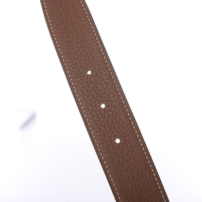 Hermes Box Togo 32mm H Belt 80 Black Gold 5 of 8