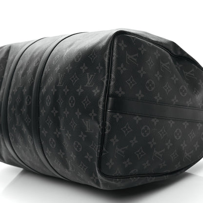 Louis Vuitton Monogram Eclipse Keepall Bandouliere 55 9 of 9