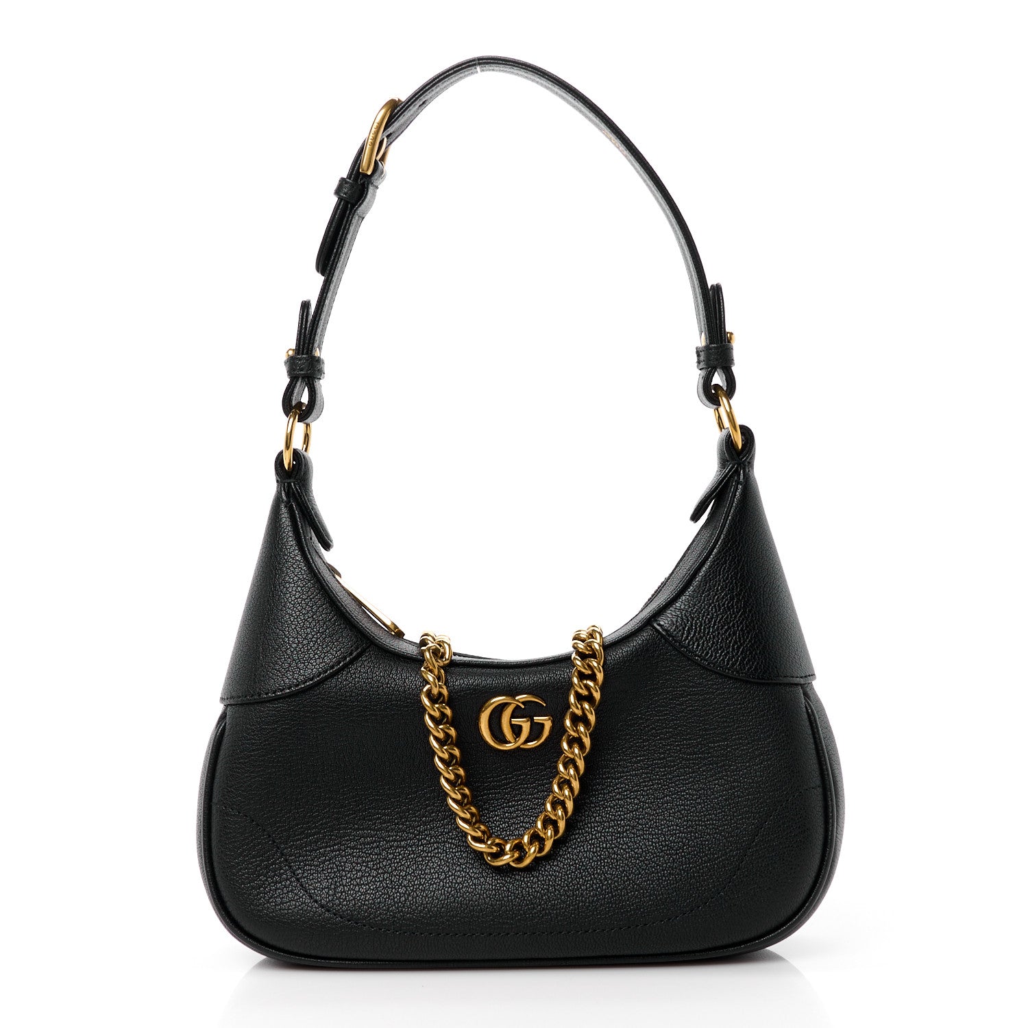 Gucci Goatskin Small Aphrodite Shoulder Bag Black 1 of 13