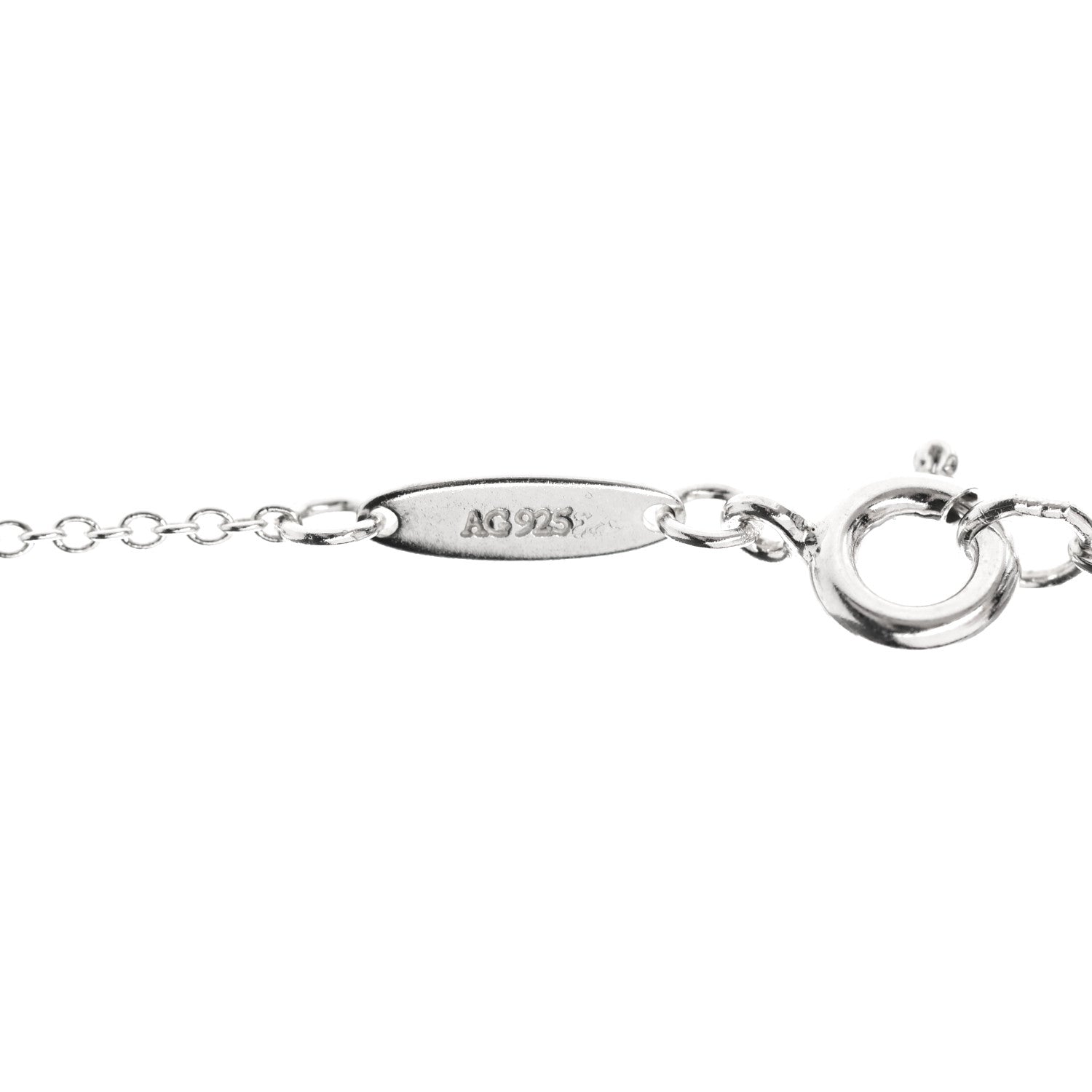 Tiffany Sterling Silver 16mm Elsa Peretti Open Heart Pendant Necklace 6 of 8
