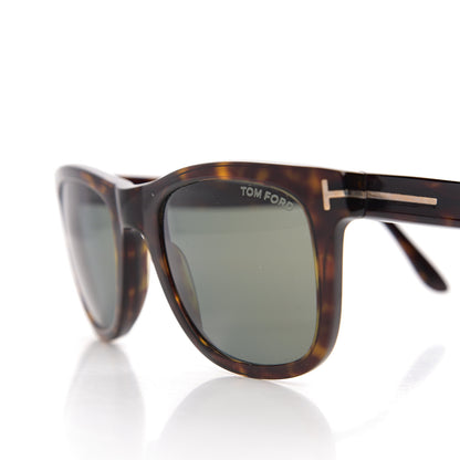 Tom Ford Polarized Leo Square Sunglasses TF336 Havana 7 of 8