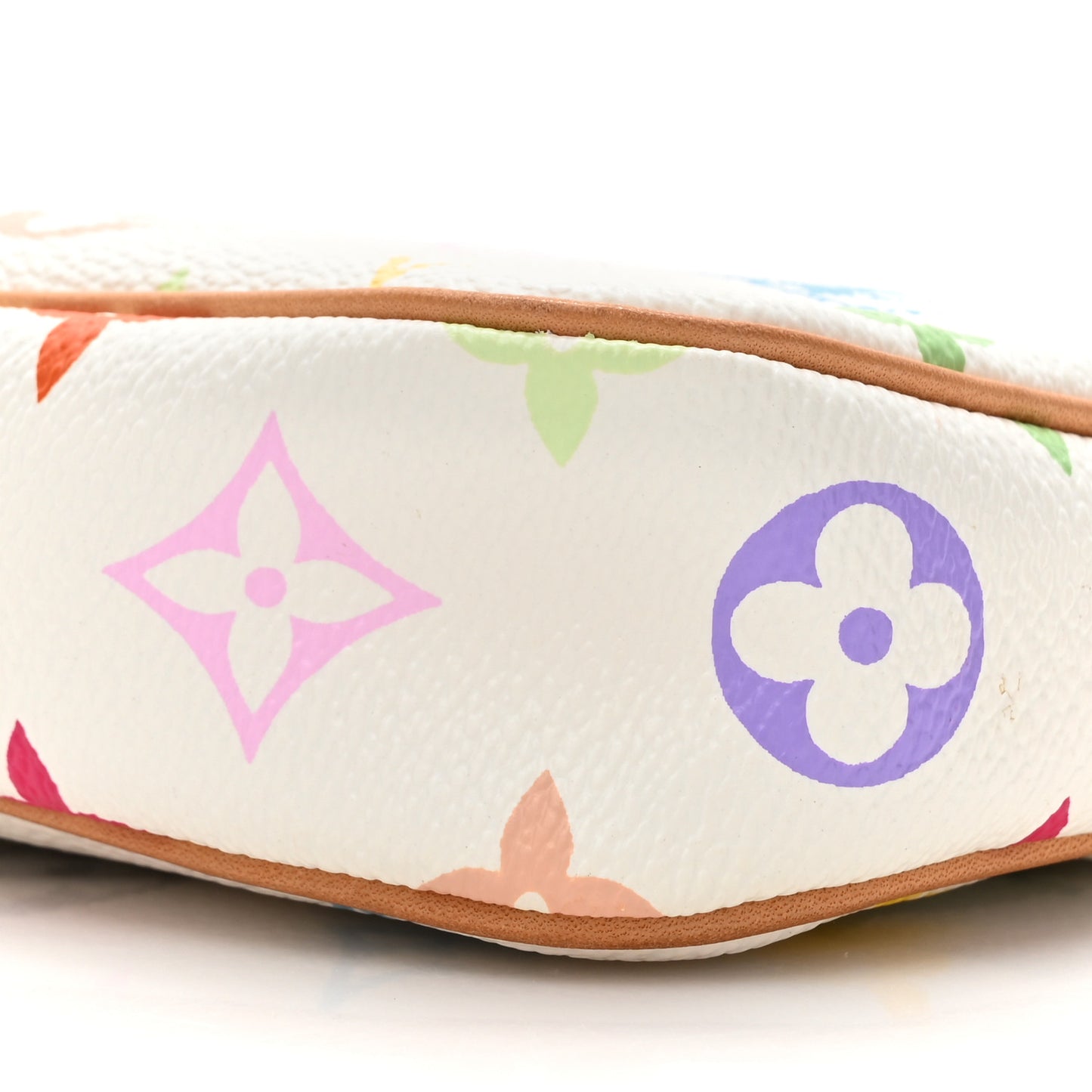 Monogram Multicolor Pochette Accessories White