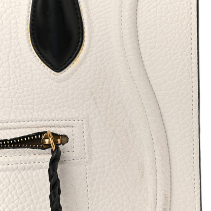 Celine Bullhide Medium Phantom Luggage White 14 of 15