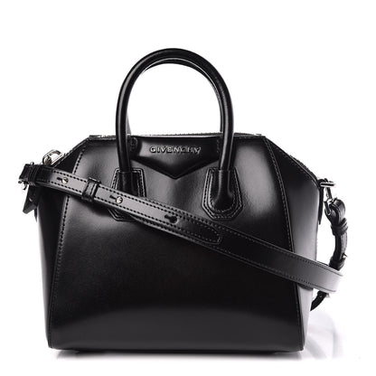 Givenchy Shiny Lord Calfskin Mini Antigona Black 1 of 10