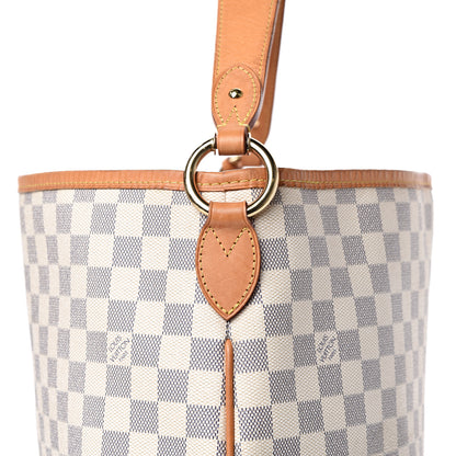 Louis Vuitton Damier Azur Delightful MM Rose Ballerine 7 of 18
