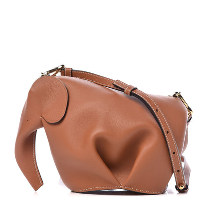 Loewe Calfskin Mini Elephant Crossbody Bag Tan 1 of 6