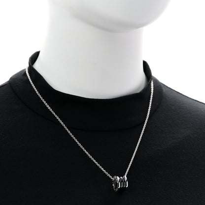 Bulgari Sterling Silver Ceramic Save The Children Pendant Necklace 2 of 5