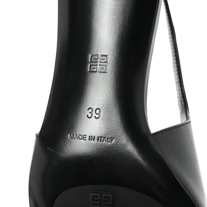Givenchy Calfskin G Cube 50mm Slingback Pumps 39 Black 7 of 10