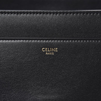 Celine Satinated Calfskin Medium 16 Top Handle Bag Black 8 of 12