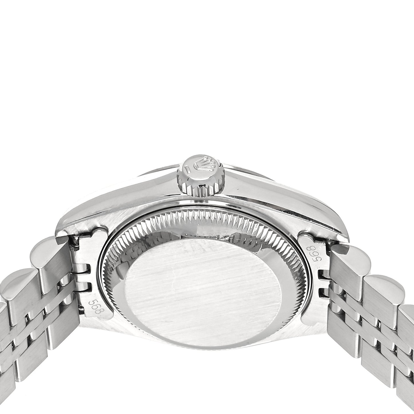 Stainless Steel 18K White Gold Diamond 26mm Oyster Perpetual Datejust Watch Pink 69174