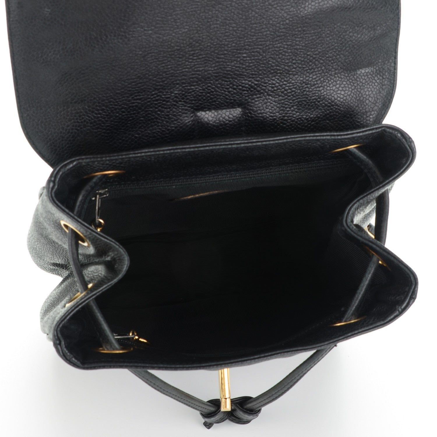 Chanel Caviar CC Backpack Black 5 of 7