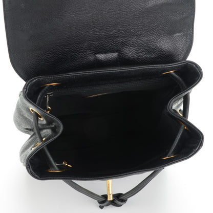 Chanel Caviar CC Backpack Black 5 of 7