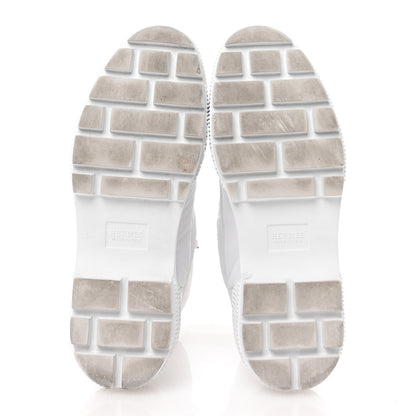 Hermes Calfskin Parachute Fresh Ankle Boots 38.5 White 6 of 12