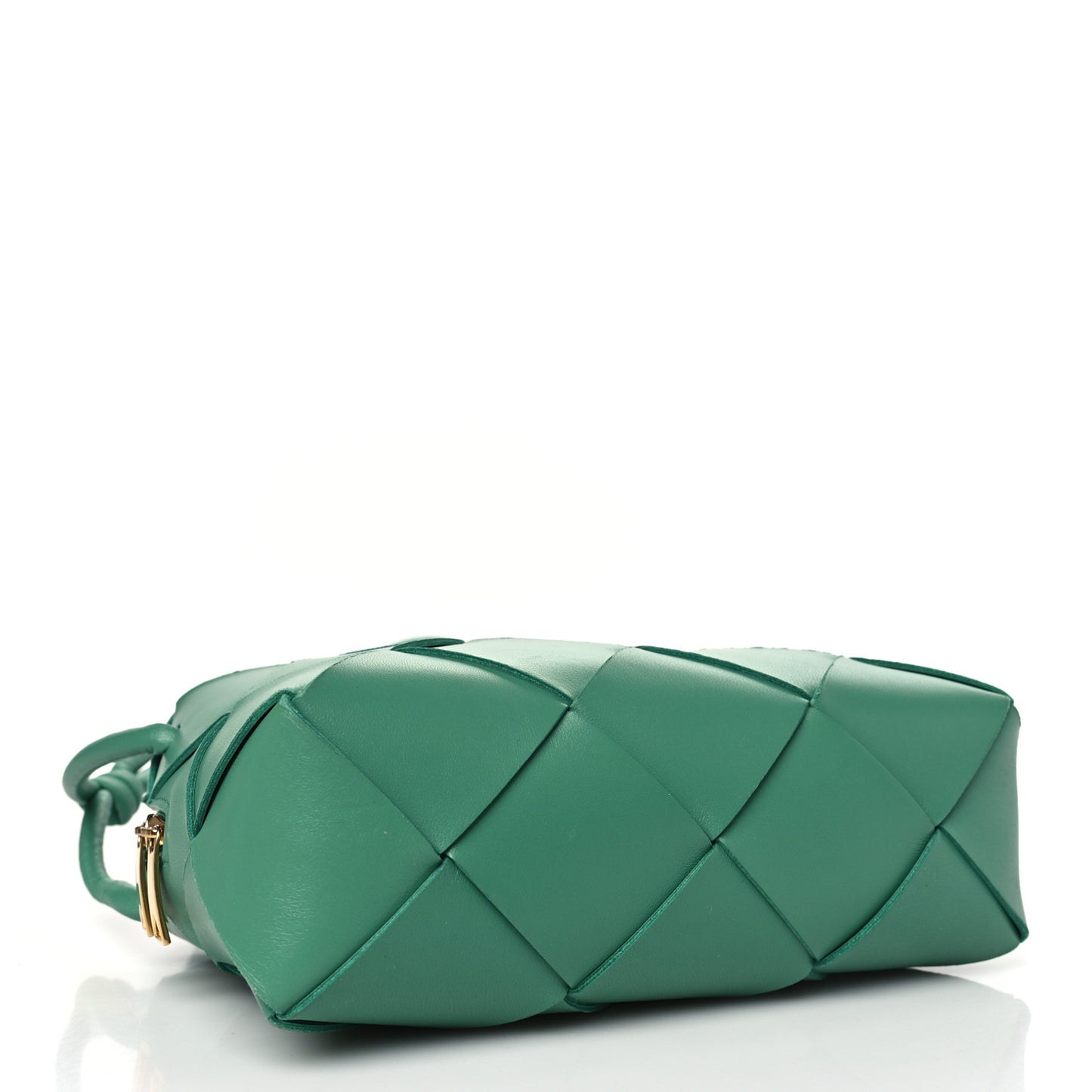Lambskin Maxi Intreccio Small Cassette Camera Bag Mermaid