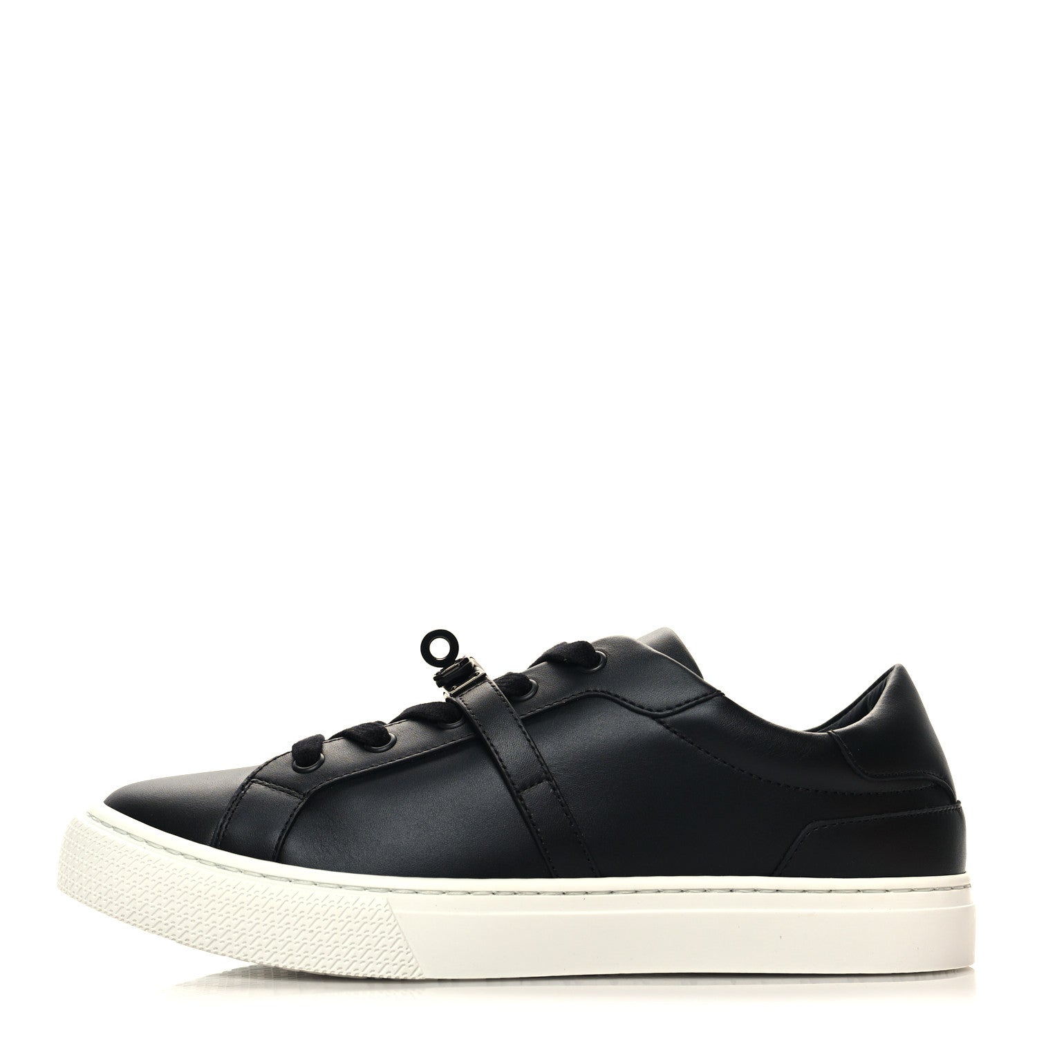 Hermes Calfskin Day Sneakers 39.5 Black 1 of 9