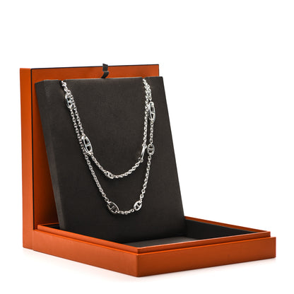 Hermes Sterling Silver Farandole Necklace 120 5 of 5