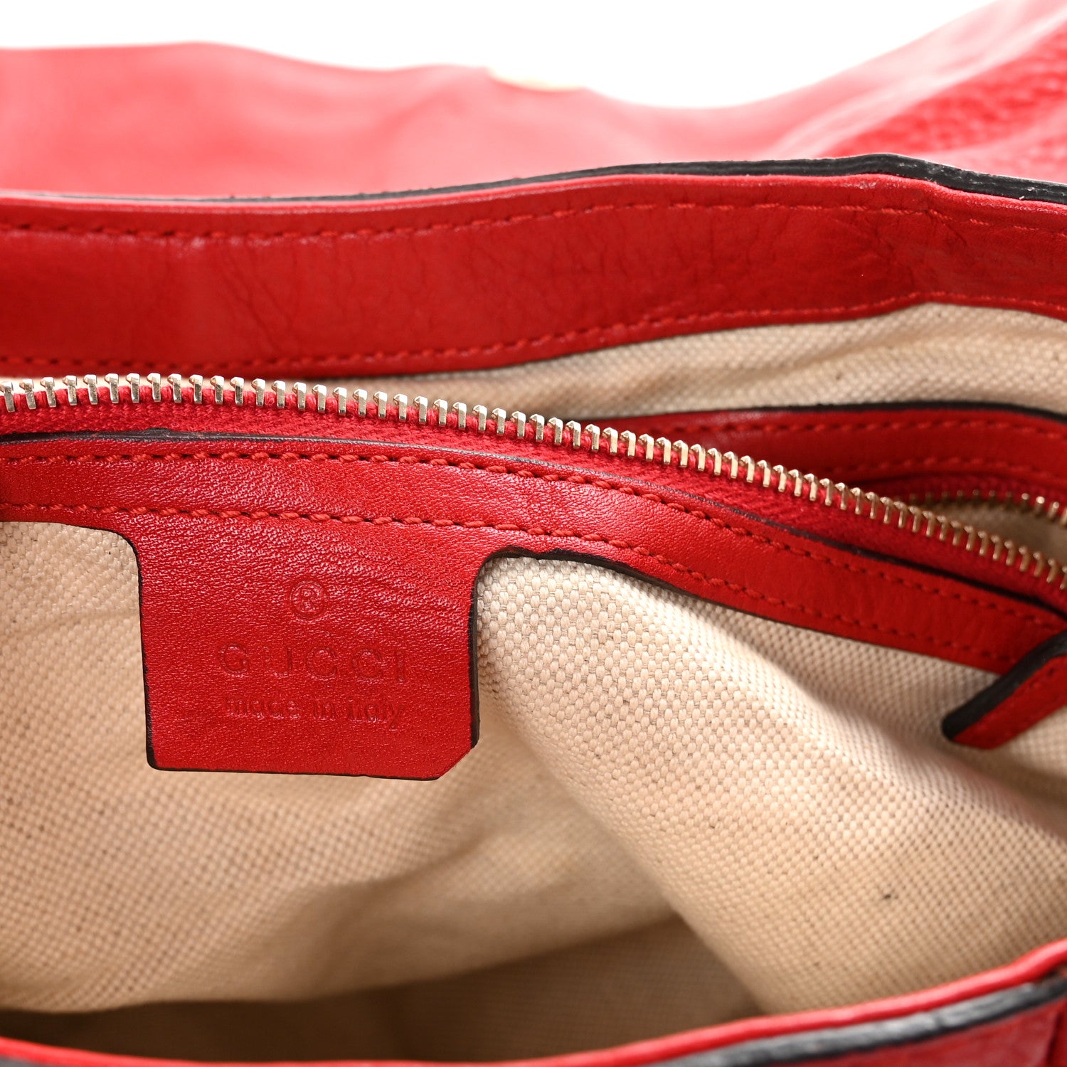 Gucci Cellarius Calfskin Medium Bella Flap Bag Vulcanic Red 6 of 10