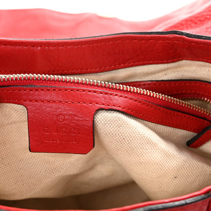 Gucci Cellarius Calfskin Medium Bella Flap Bag Vulcanic Red 6 of 10