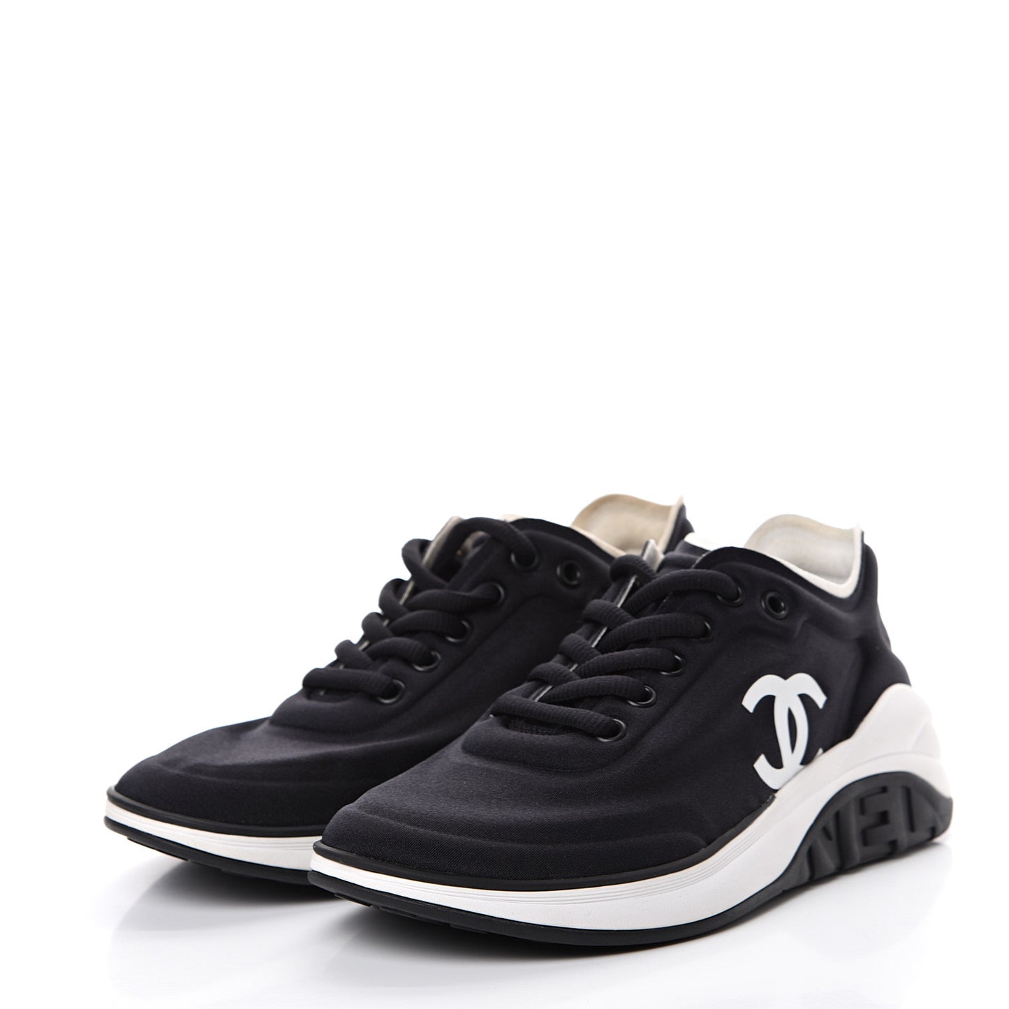Lycra Womens CC Sneakers 35.5 Black