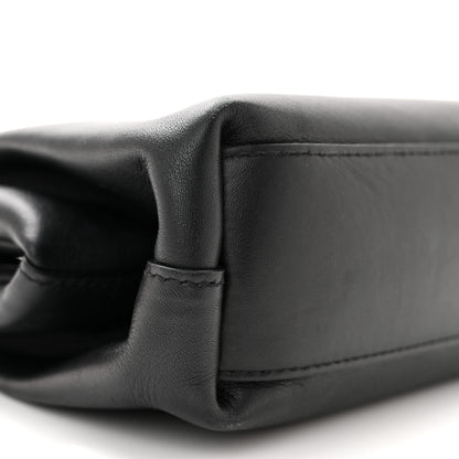 Bottega Veneta Calfskin Small The Point Triangle Bag Black 8 of 12