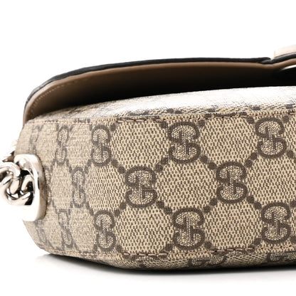 Gucci Senna GG Supreme Petite GG Top Handle Shoulder Bag Beige Ebony 9 of 23