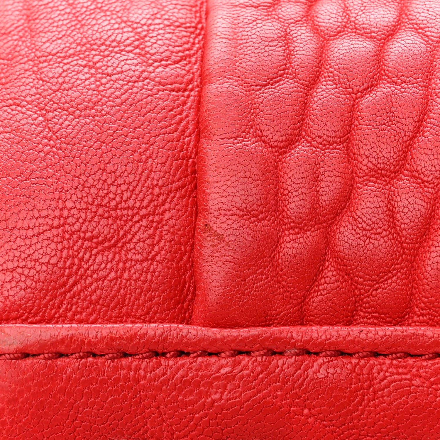 Alexander Wang Pebbled Lambskin Mini Rockie Red Rhodium Hardware 12 of 17