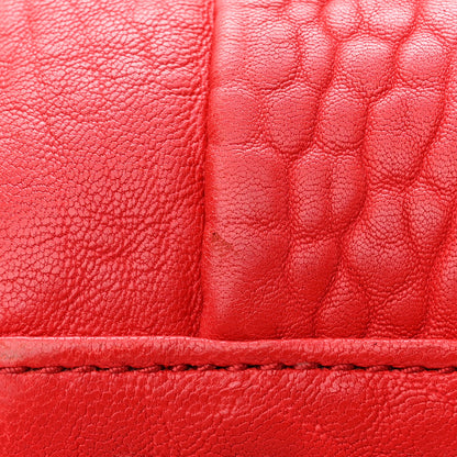 Alexander Wang Pebbled Lambskin Mini Rockie Red Rhodium Hardware 12 of 17
